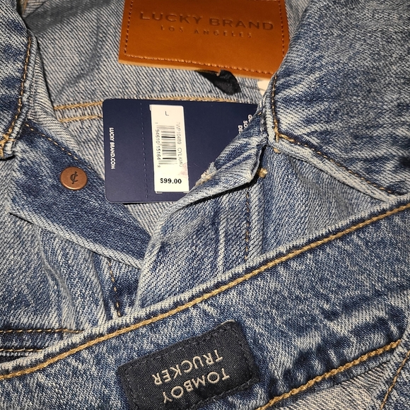 Lucky Brand Tomboy Trucker denim jacket - Picture 9 of 9
